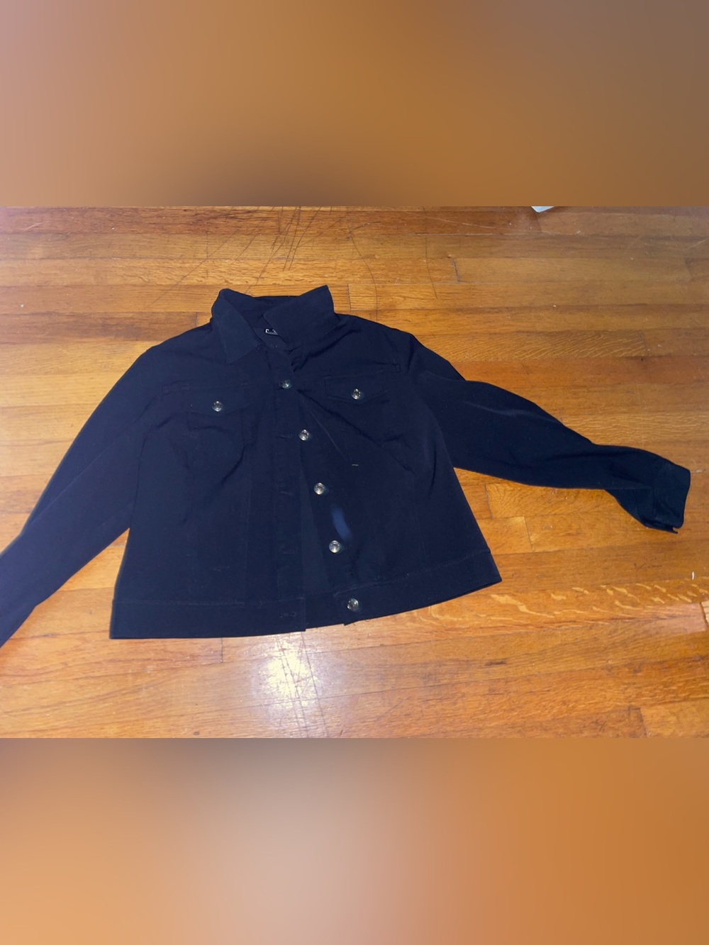 Black cropped style jacket